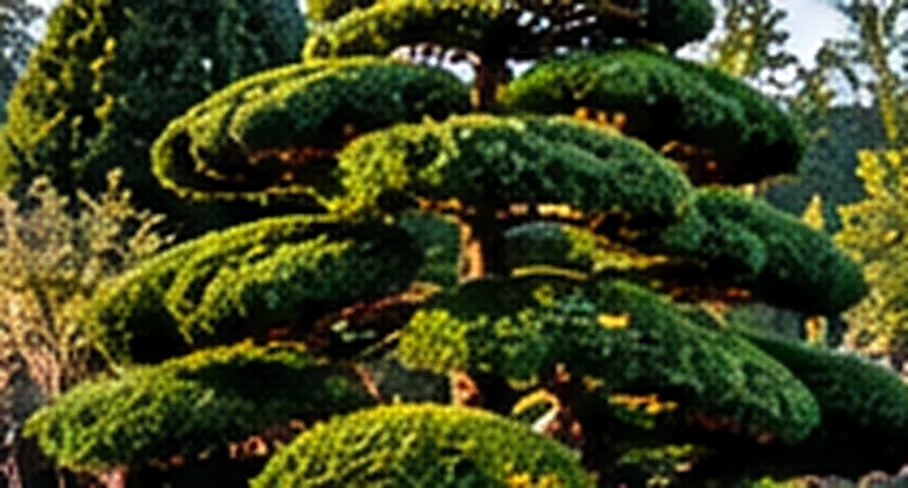 Exclusieve aangelegde tuin met taxus ilex